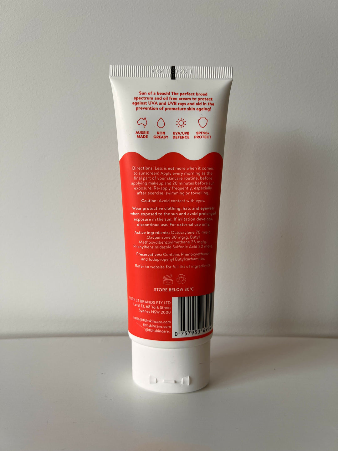 TBH Skin Shady Spf 50+ Moisturizer 100ML