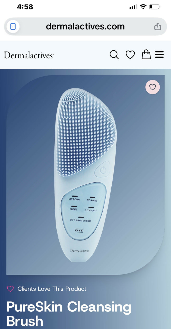 DERMALACTIVES PURE SKIN CLEANSING BRUSH BRAND NEW