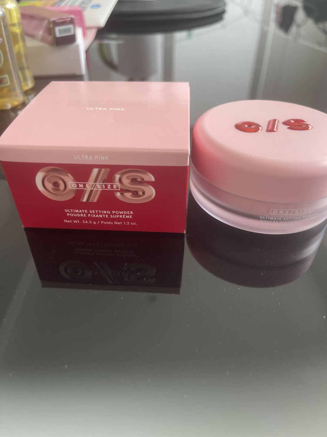 ONE SIZE ULTIMATE SETTING POWDER IN ULTRA PINK BRAND NEW