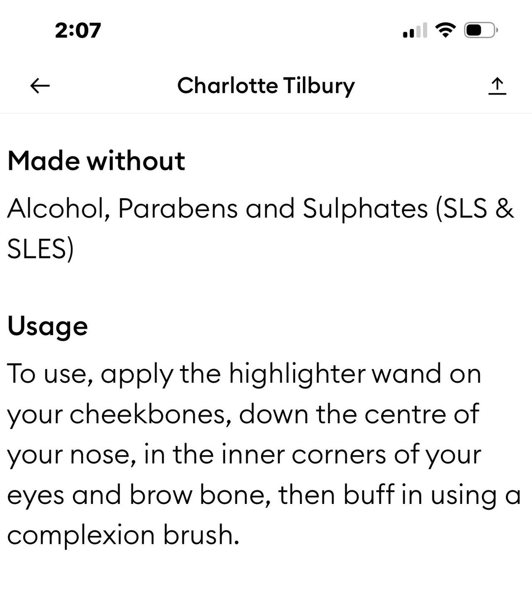 CHARLOTTE TILBURY BEAUTY LIGHT WAND HIGHLIGHTER IN PILLOW TALK BRAND NEW