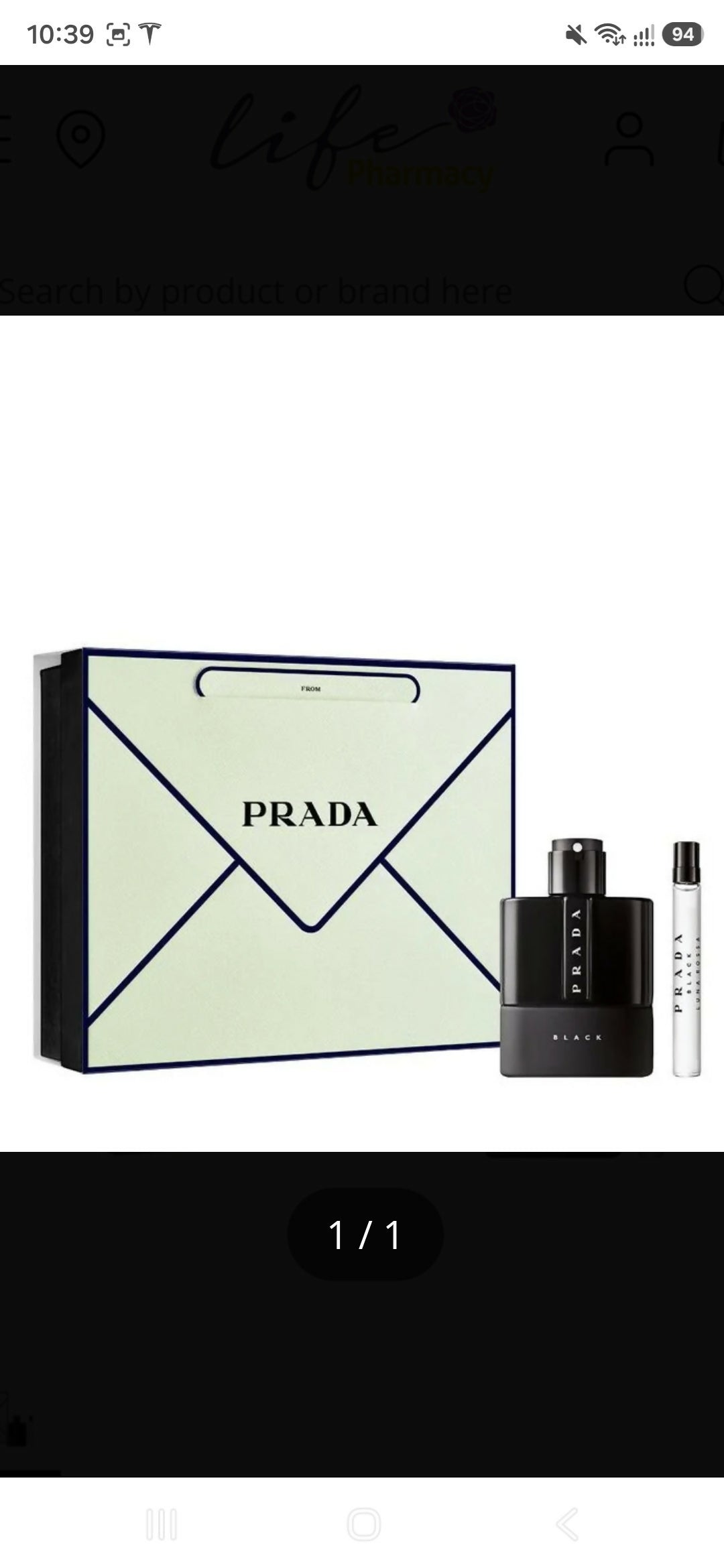 Prada Luna Rossa Black Perfume