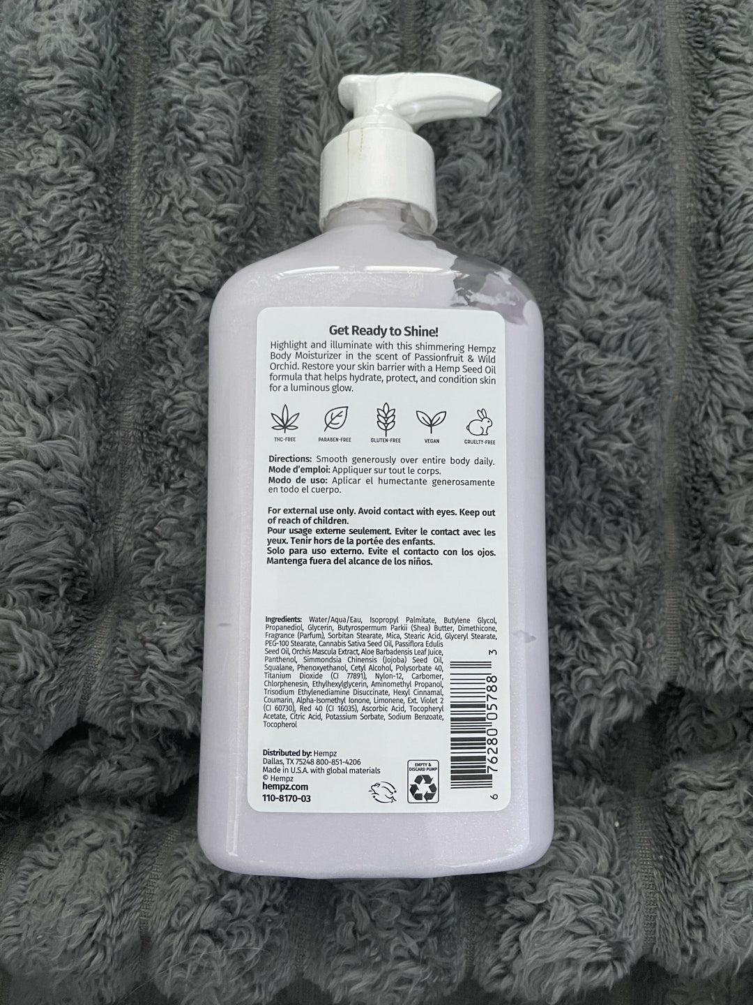 HEMPZ STAR DUST MOISTURISER