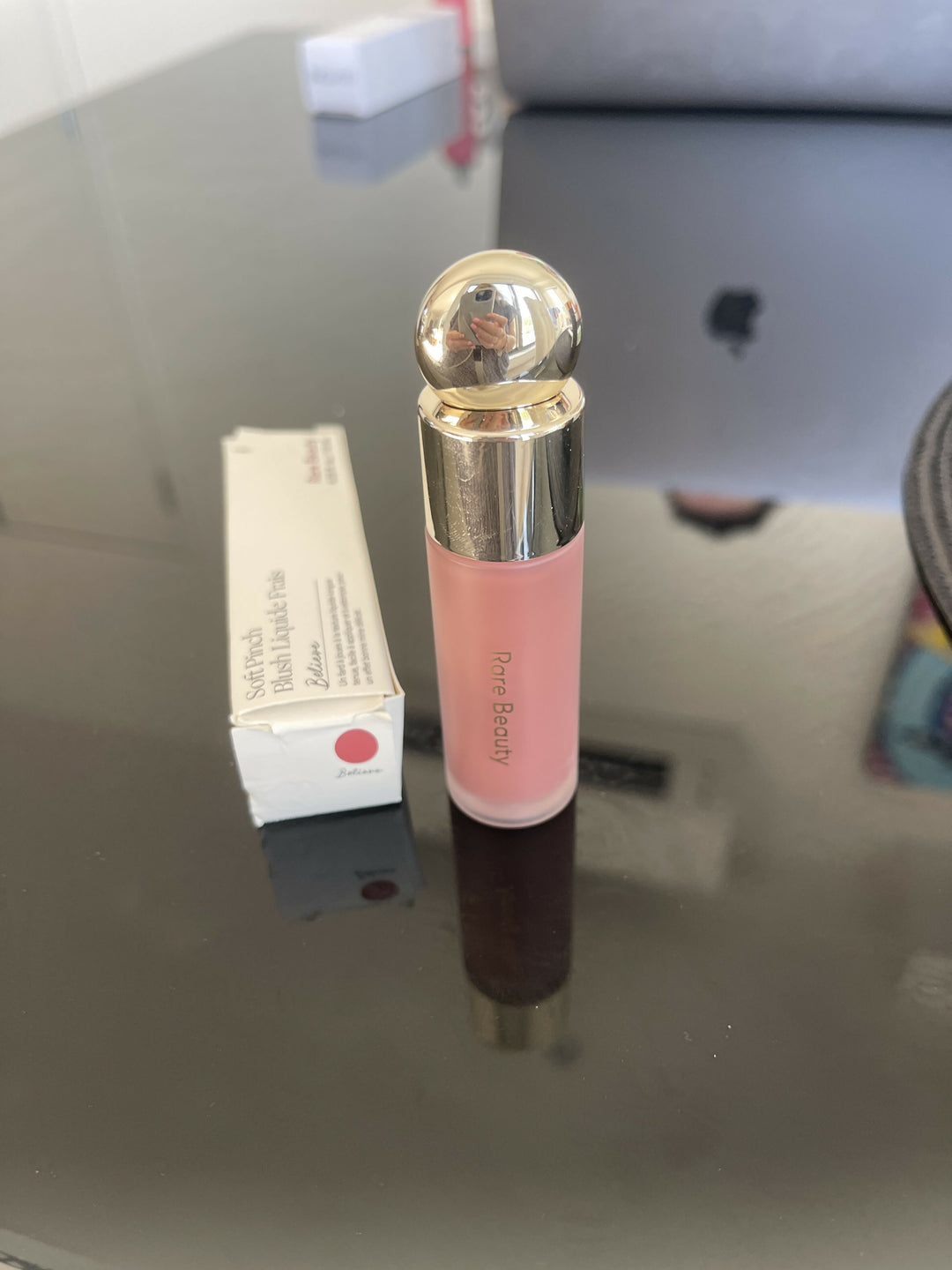 RARE BEAUTY DEWY LIQUID BLUSH IN BELIEVE