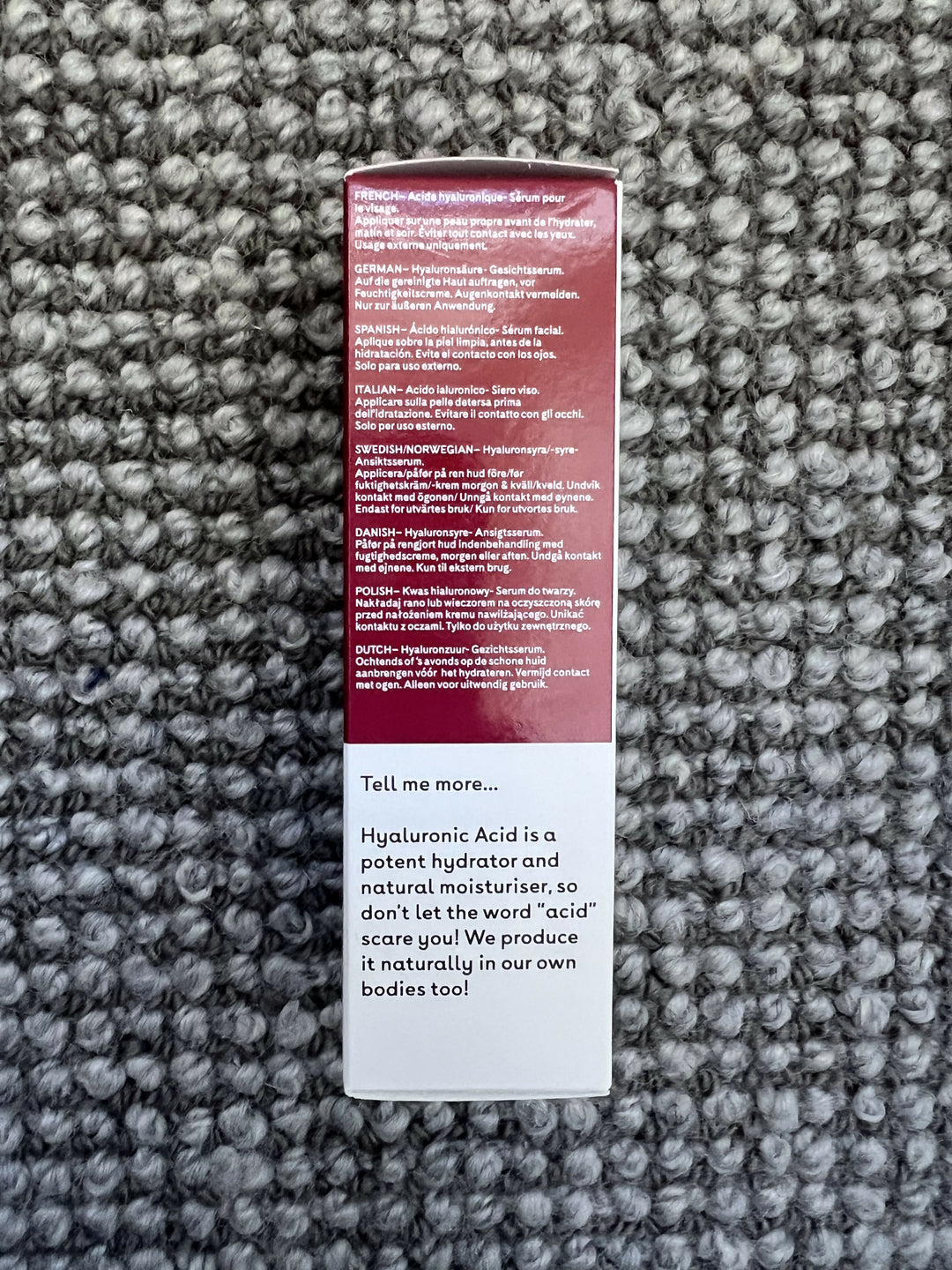 Q + A Hyaluronic Acid Facial Serum