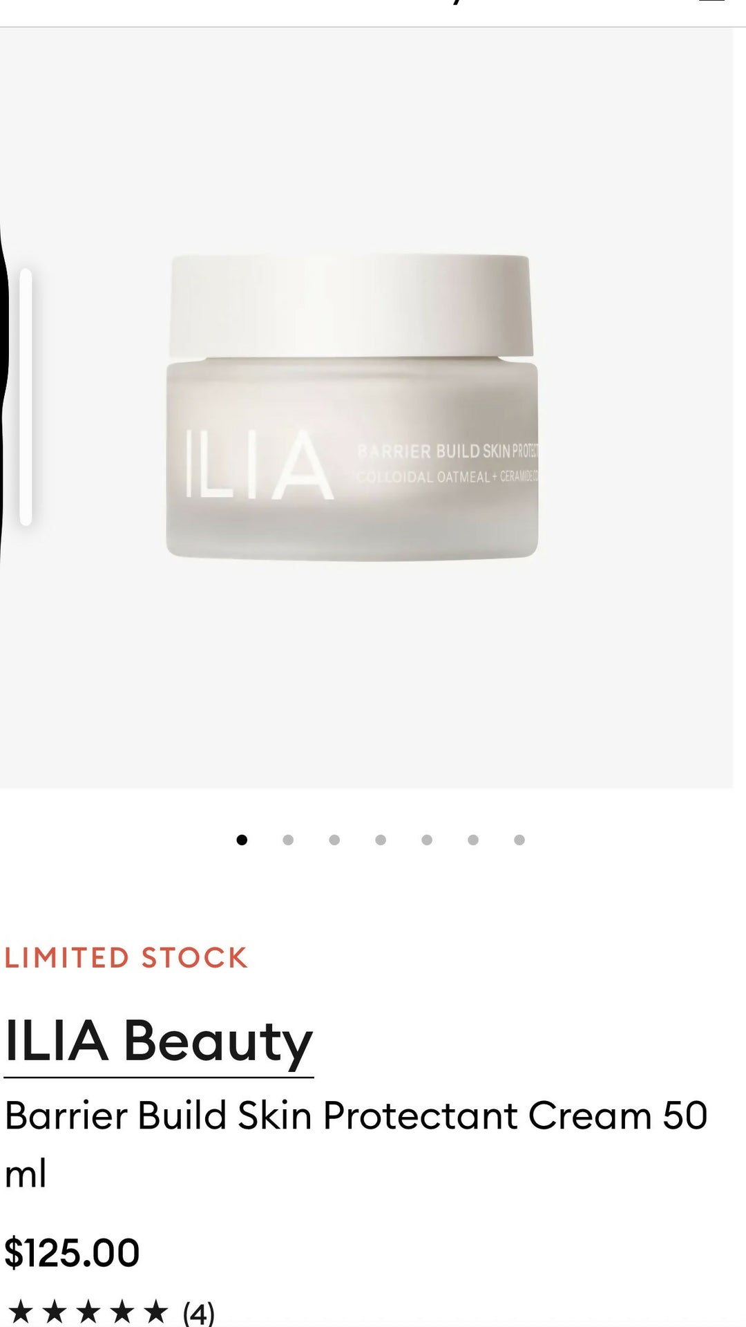 ILIA BARRIER BUILD SKIN PROTECTANT CREAM BRAND NEW
