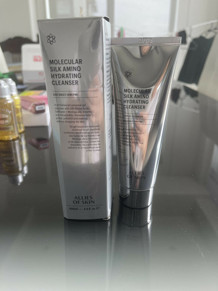 ALLIES OF THE SKIN MOLECULAR SILK AMINO HYDRATING CLEANSER BRAND NEW