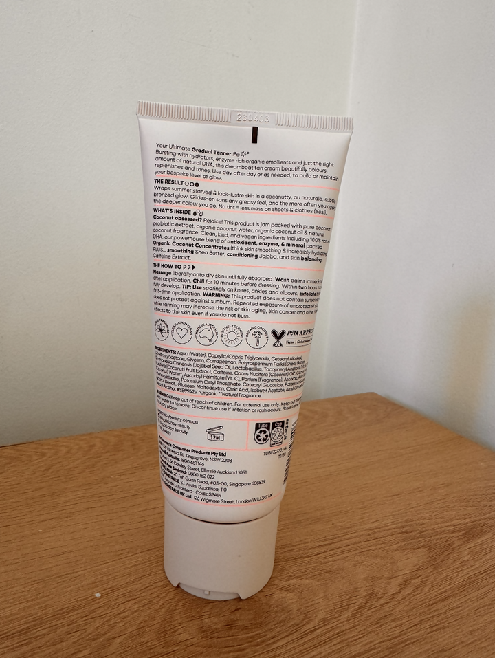 Sugar Baby Golden Girl Tanning Cream