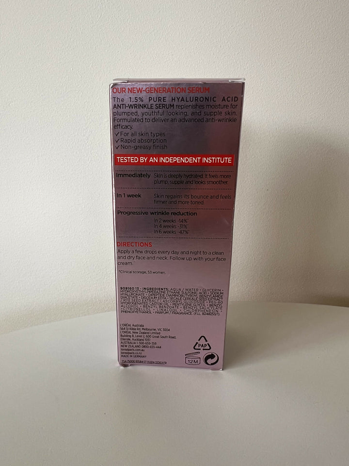 Loreal Paris Revitalift Filler Serum 30ml