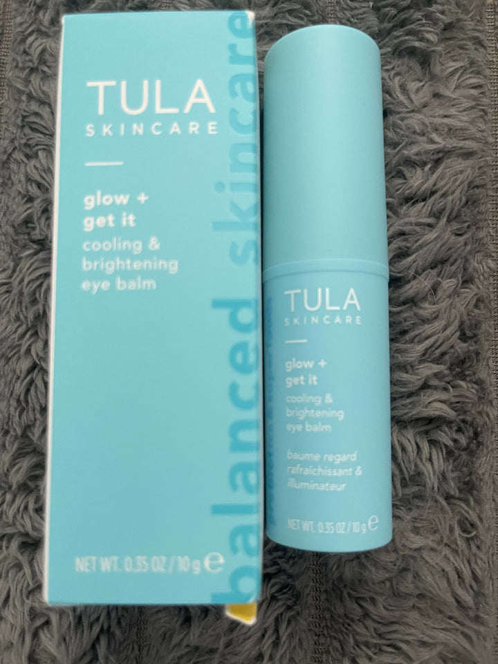 Tula Glow and get it cooling eye balm