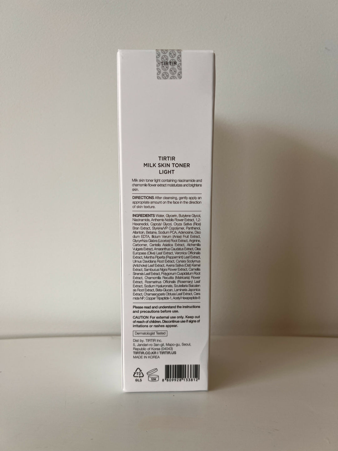 TIRTIR Milk Skin Toner